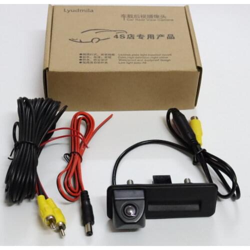 Auto Trunk Handle Reverse Camera For VolksWagen Polo Sedan Vento 2010 2011 2012 2013 2014 2015 HD CCD Back Up Rear View Camera