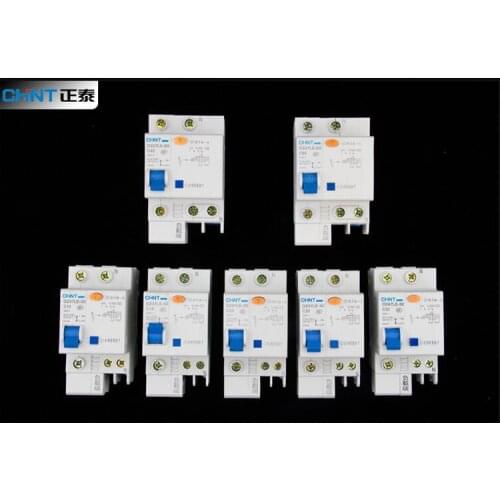 CHINT DZ47LE- 1P + N 220V C10 40A Household Micro Circuit Breaker EarthLeakage protection Single Phase