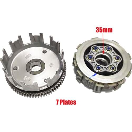 Motorcycle Clutch Discs Plate Center Complete Gear for Honda Lifan Haojue CG125 CG150 CG200 CG250 5-6-7 Plates 28mm 35mm