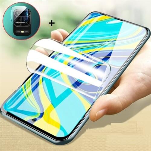Hydrogel Film For Xiaomi Redmi Note 9 8 5 Pro 9S Screen Protector For Xiaomi mi 10 Pro 8 Camera Lens Hydrogel Film Glass