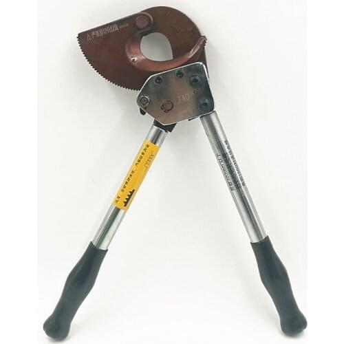 Manaul Cable Cutting Tool Ratcheting ratchet cable cutter J40 30mm2 Max Wire Cutter Plier, Hand Tool, not cutting steel wire