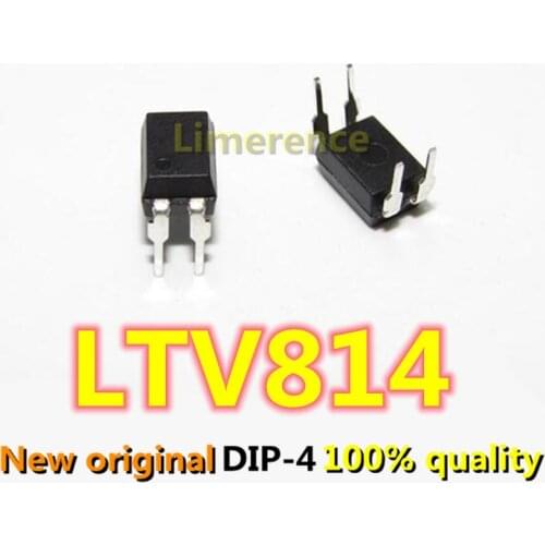 10pcs LTV-814 DIP-4 LTV814 DIP LTV-814A compatible optocoupler PC814 DIP4 original authentic