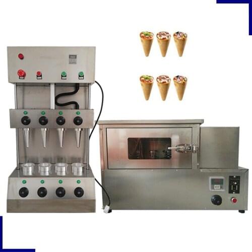 Sale of stainless steel conical pizza forming machine / Pizza cone machine and oven / Hot pizza baking equipment