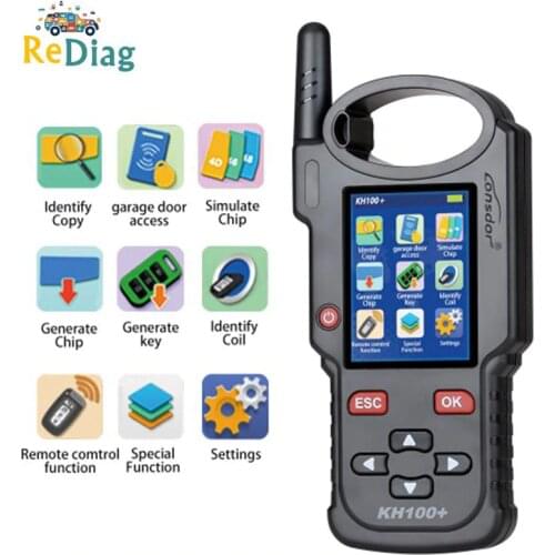 Professional Lonsdor KH100+ Hand-Held Remote Key Programmer Generator Detect IMMO Unlock for Smart Key For Toyota