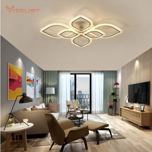 Simple Stylish LED Ceiling Light Acrylic Ceiling Lamp Modern Surface Mount Lighting Fixture for Bedroom Living Room AC110-240V