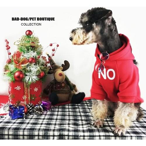 Christmas Pet Dog Winter Clothes for Small Dogs Puppy French Bulldog Thick Hoodies Chihuahua Warm Coat Pug Costume Yorkie Outfit