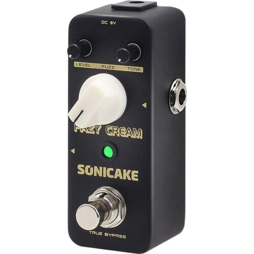 SONICAKE Fazy Cream True Bypass Vintage Fuzz Guitar Effects Pedal QSS-17