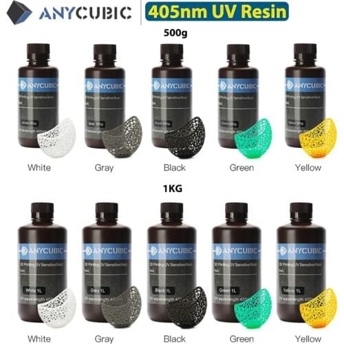 ANYCUBIC Photon 405nm 1L Resin for Photon S 3D Printer LCD UV Sensitive Resin Liquid Printing Material Photosensitive Uv Resin