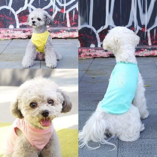 2021 New Pet Dog Clothes Dog Mosquito Vests Thin Summer Pets Costume S-XXL Shirts Teddy Corgi Bichon Yorkie Poodle Dogs Clothing