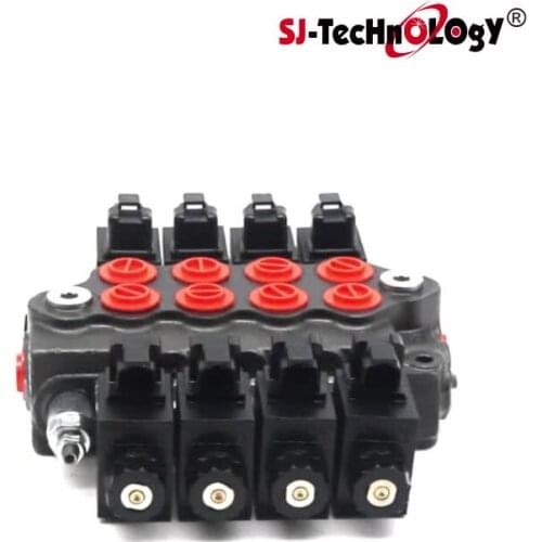 4 way remote control electric hydraulic spool control valve factory