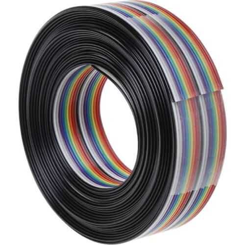5m Rainbow Cable 20Pin Wire With 1.27mm Line Pitch Connect Wires