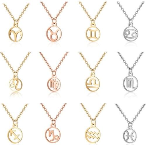 BAECYT Women's Pendants Zodiac Signs
