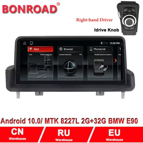 Bonroad 10.25" Android 10 Car Multimedia Player For BMW 3er Cabriolet Coupe Touring 320d xDrive E91/E90/E92/E93 2005-2012 Radio