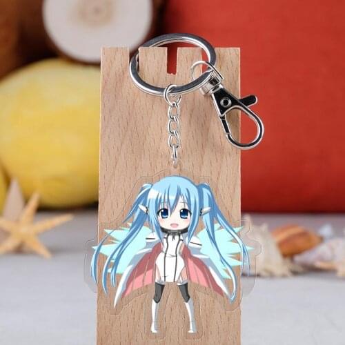 5pcs 10pcs 2Kinds Sora no Otoshimono Icarus/Ikaros Nymph PVC Pendant Figure Key Chain