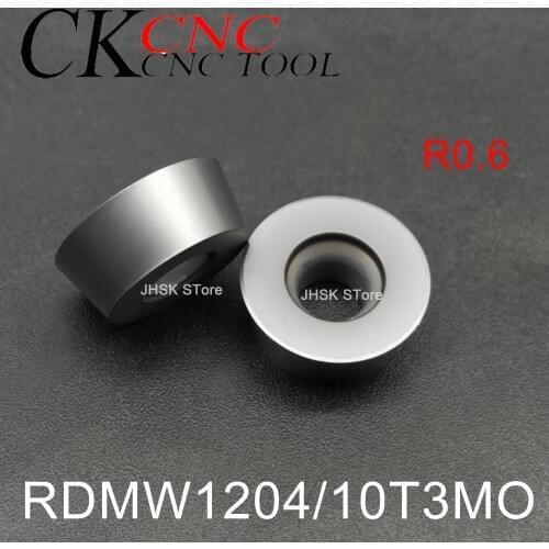 RDMW1204MO-H ZM2125 1204M0T-A27 WAP35 1204M0T-PM GA4225 1204MOT-BM GA4230 CNC milling insert high quality hardened round milling