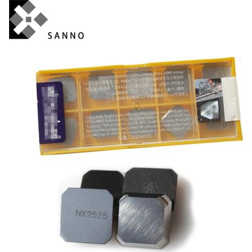 Free shipping Turning ceramic blade SEEN1203AFTN1/ SEEN42AFTN1 NX2525 cnc carbide turning inserts lathe cutting tool carbide tip