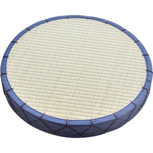Round Seat Cushions Cattail Hassock Futon Natural Rushes 40CM Home Decor Spring Summer Straw Meditation Sitting Cushion