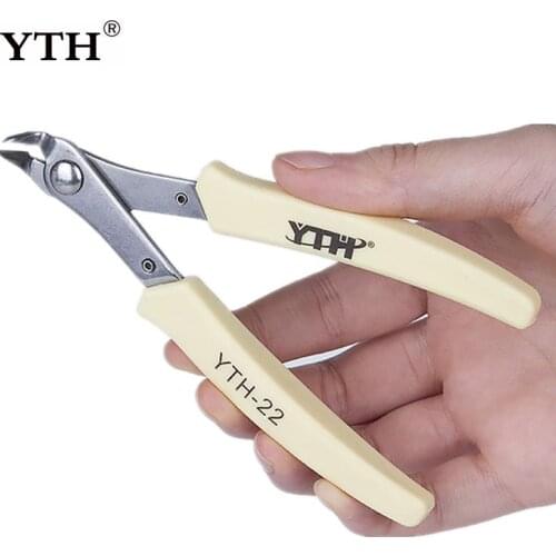 YTH cutting pliers Diagonal pliers Nipper Side Snip Cable wire cutter Clamp YTH-22 5" Mini Electronic Hand Tool Cutters