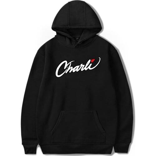 2020 NEW Merch Charli D'amelio Charli Script Hoodies Sweatshirts Internet Celebrity Pullover Unisex Tracksuit for Men and Women