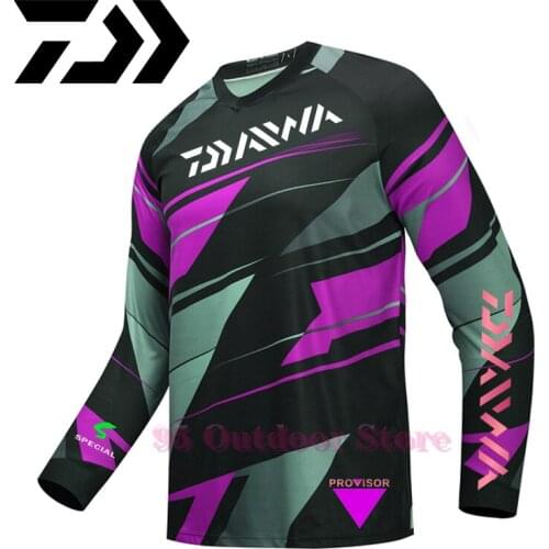 2021 Daiwa New Fishing Shirt Sportswear Angler Sports Apparel Fishing Clothing Anti-UV Protection Fishing Tackles Outdoor Jersey