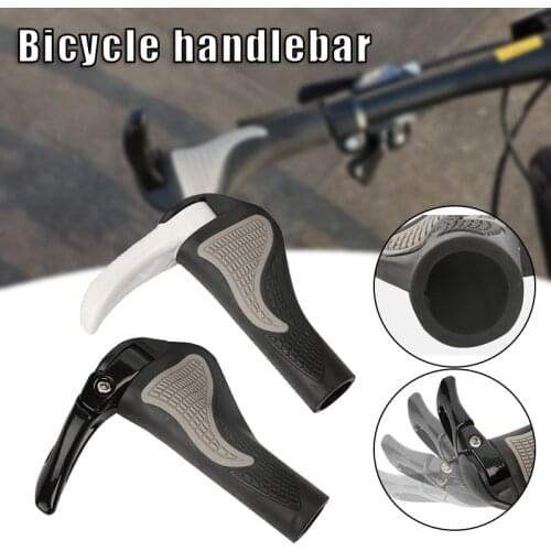 New Comfy Bicycle Grips Tpr Rubber Integrated Mtb Cycling Hand Rest Mountain Bike Handlebar Casing Sheath Shock Absorption