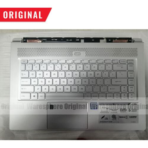 New Original Top Cover Upper Case for MSI GS65 GS65VR P65 MS-16Q3 Palmrest With Keyboard 3076Q3C123HG Silver