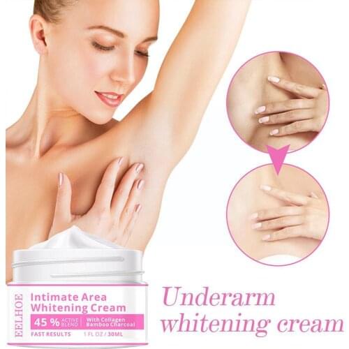 30g Underarm Whitening Cream Skin Whitening Bleaching Cream Underarm Lotion Dark Legs Whitening Skin Knees Body X3M1