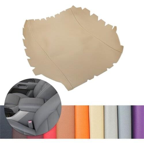 Beige For Honda Pilot 2003 2004 2005 2006 2007 2008 Car Accessories Center Control Armrest Box Microfiber Leather Cover Decor