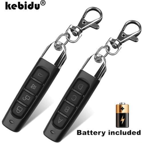 Kebidu 433MHZ Remote Control 4 Channe Garage Gate Door Opener Remote Control Duplicator Clone Cloning Code Car Key