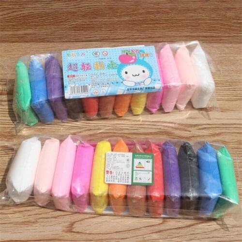 12 Colors Rainbow Mud Kneaded Rubber Sculpture Pastel Sketch Drawing Painting Eraser Artist Plasticine School Office Stationery