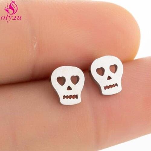 Luxury Halloween Horror Ghost Earrings Women Pumpkin Jewelry Skeleton Skeleton Personality Mens Earrings Christmas Gift 2020