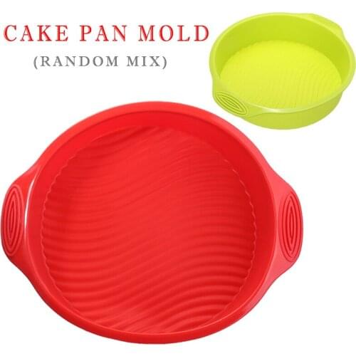Silicone Cake Mould Chocolate Cakes Baking Molds Large Round Cake Pan Non-Stick Tray Mold DIY Handmade Pastry Kitchen Tool