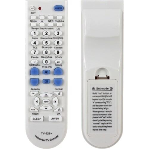 Plastic Portable Universal Replacement TV Remote Control with 8 - 12M Transmission Distance Fit for Sony/Samsung/Sharp