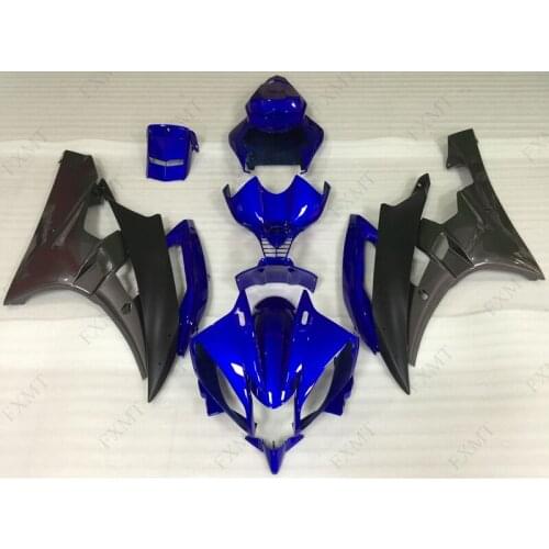 YZFR6 06 Full Body Kits for YAMAHA YZFR6 2007 Fairings YZF600 R6 2006 - 2007 Fairings Blue Black