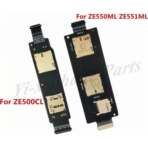 10pcs/lot Sim Card Socket Slot Holder Tray Replacement Parts For ASUS Zenfone 2 5.5" ZE550ML ZE551ML/Zenfone 2 5.0" ZE500CL