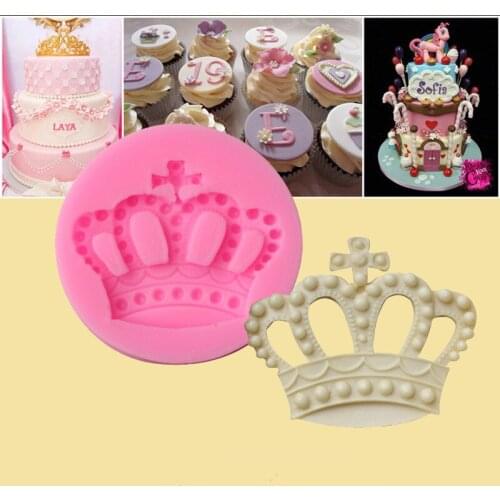 1PC Crown Shape Cookie Cutter Silicone Pastry Decorating Lips Cake Cupcake Decorator Bakeware Tools LB 478