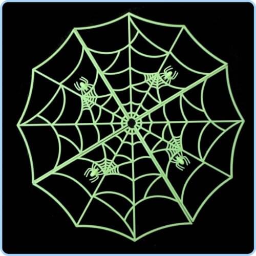 1pcs/lot Halloween Prop Party Supplies Glowing Spider Web Horrible Tricky Toys 60cm For Event And Club Decorations