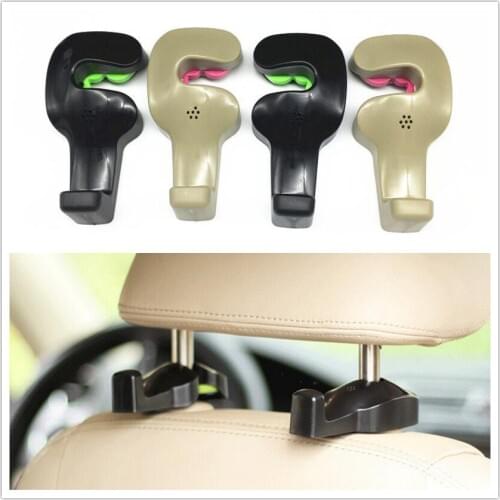 2pcs Car Shopping Bag Holder Seat Hook Hanger For Audi A2 A3 A4 A5 A6 A7 A8 Q3 Q5 Q7 S3 S4 S5 S6 S7 S8 TT TTS RS3 RS4 RS5 RS6