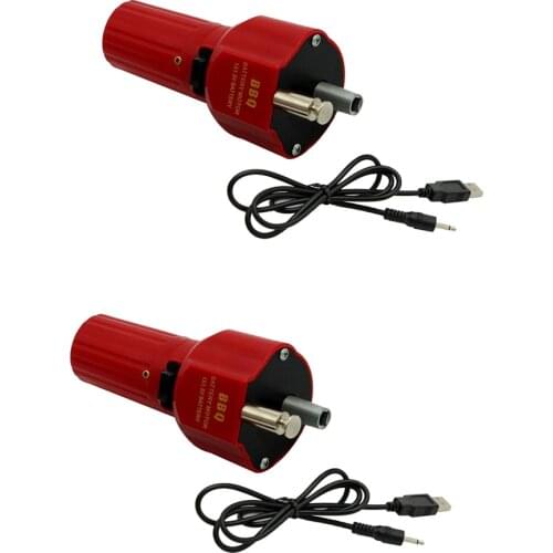2pcs Barbecue Motors 5V Solid Aluminum Construction Barbecue Grill Rotator