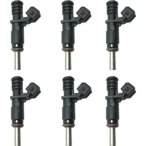 6pcs Fuel Injector Nozzle 13537531634 7531634 For BMW E87 E90 E91 E60 E61 E63 E65 E83 E85 N52 3.0L L6 2007-2013