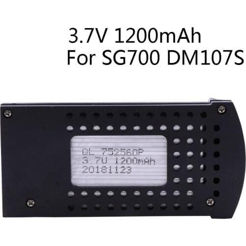 Battery for SG700 DM107S S169 3.7V 1200mAh Li-po Battery RC Quadcopter Spare Parts 3.7v Drone high capacity Battery RC parts