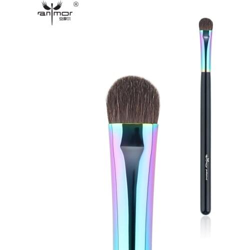 Anmor Pure Horse Hair Eye Shading Brush Professional Application Eyebrow Eyeshadow Eye Brush Makeup Brushes Cosmetic Tool