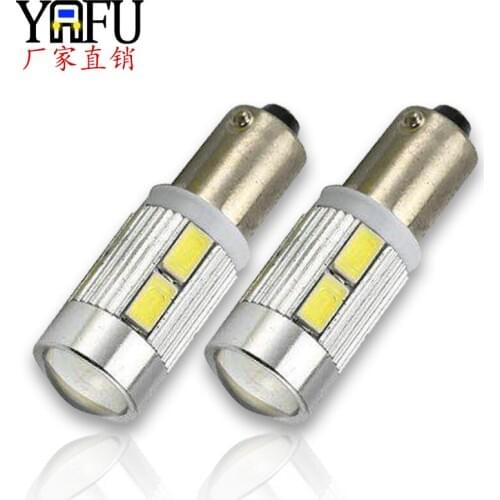 Automobile LED side lamp ba9s 5630 10smd aluminum side lamp LED license plate lamp driving light motorcycle lamp