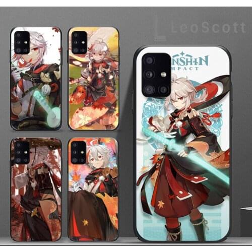 Genshin Impact Kaedehara kazuha Phone Case For Samsung A32 A51 A52 A71 A50 A12 A21S S10 S20 S21 Plus Fe Ultra