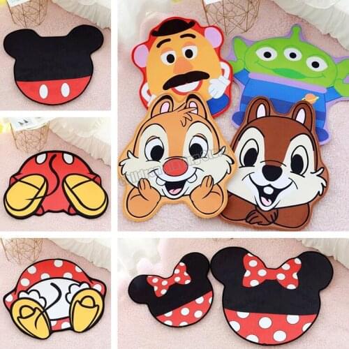 Disney Mickey Mouse Floor Mats Cartoon Home Non-slip Bath Mats Household Cute Door Mats Bedroom Mats In Door Absorbent Mats Gift