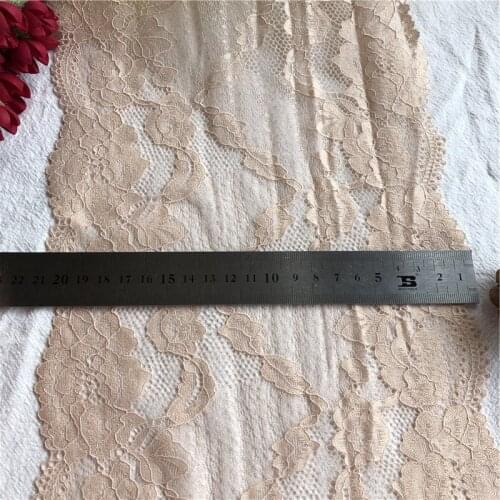 Skin elegant E2181elastic lace trim fabric ribbons tape diy sewing garment wedding decoration21cm accessories lace trimming