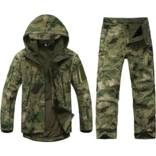 Tad 4.0 Shark Skin Soft Shell Lurkers Outdoors Hike Tactical Gear Military Jacket+ Uniform Camouflage Hunter Army Suits