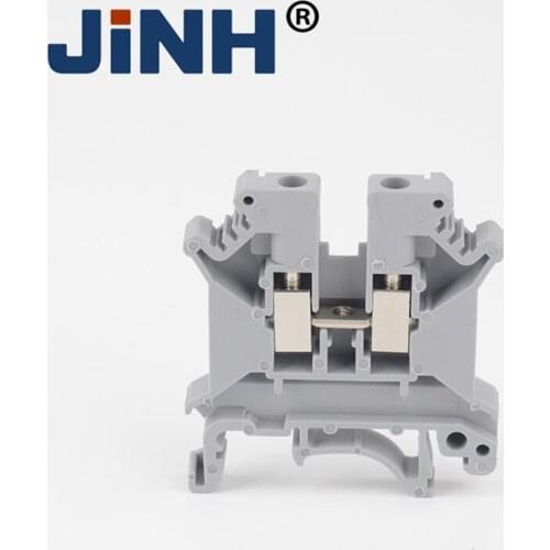 Hot Selling Din Rail Terminal Block UK-5N Wire Electrical Conductor Universal Connector Screw Connection Terminal Strip Block