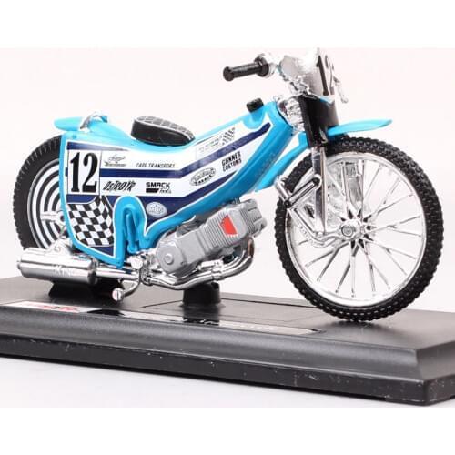 1:18 scales mini No.12 rider Speedway Motorcycle model track maisto dirt racing bike GP Diecasts & Toy Vehicle model collectible