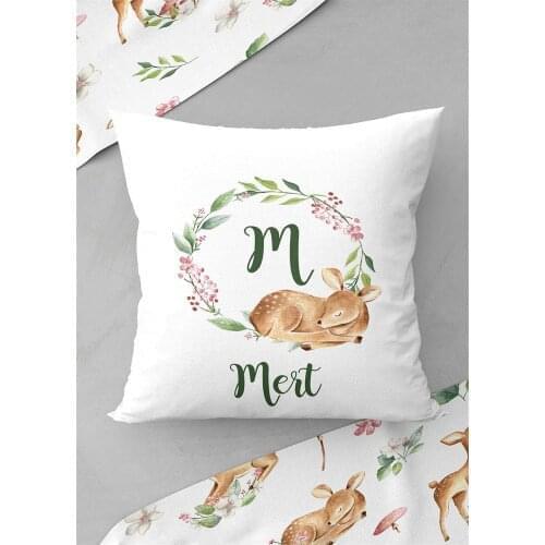 Personalized Digital Printing Fabric Girls Boy Baby Pillowcase 35x45 cm